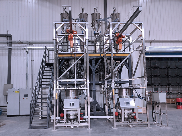 Material Conveying and Metering System for a Chemical Group in Guangdong Province Material Conveying and Metering System for a Chemical Group in Guangdong Province